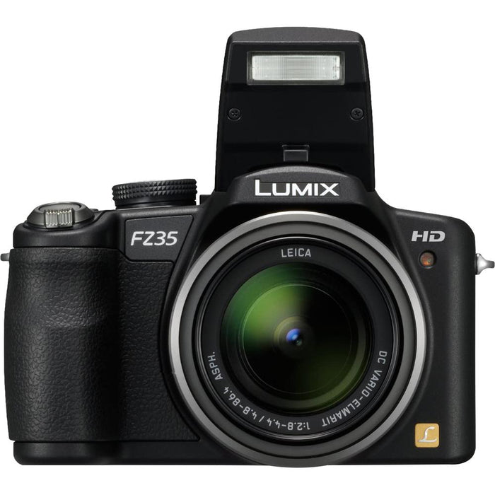 Panasonic Lumix DMC-FZ35K 12.1 Megapixel 18x Zoom Digital Camera - Open Box