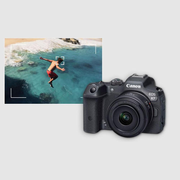 Canon EOS R7 Camera Content Creator Kit + 1TB Portable SSD + 2x 128GB Card + Reader