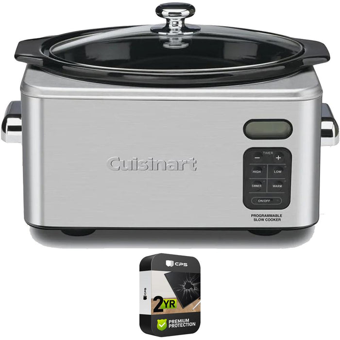 Cuisinart 6-1/2-Quart Programmable Slow Cooker Renewed with 2 Year Warranty