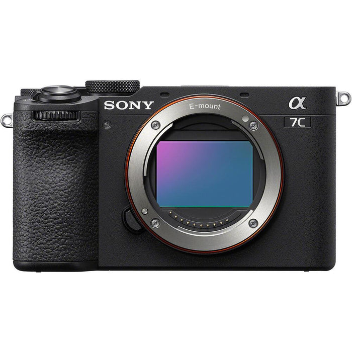 Sony a7C II Full Frame Mirrorless Camera Body Black + Bag & Accessories Kit Bundle
