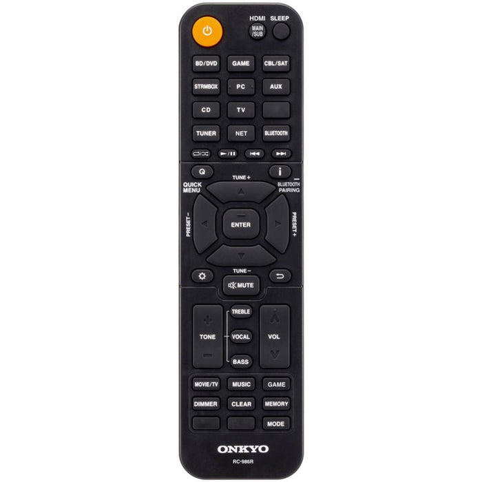 Onkyo TX-NR5100 7.2 Channel 8K Smart Home AV Receiver + 2 Year Extended Warranty
