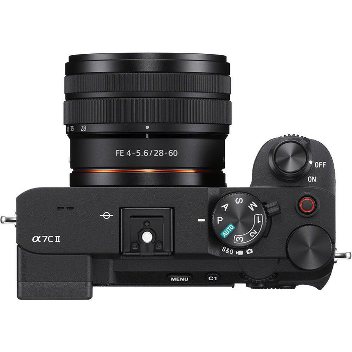 Sony a7C II Full Frame Mirrorless Camera Black + 2 Lens Kit 28-60mm & 50mm Bundle