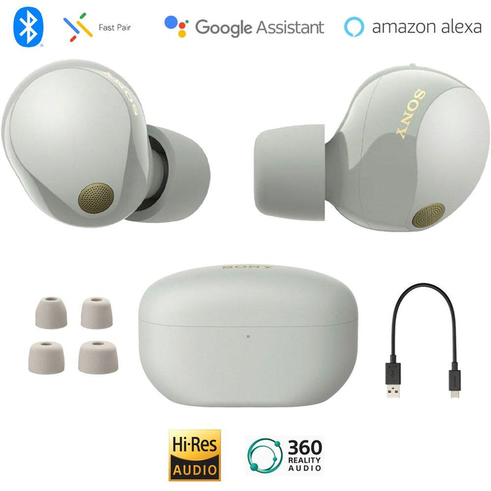 Sony WF-1000XM5 - The Best True Wireless Noise-Canceling Earbuds with Alexa  Built-in, Bluetooth, in-Ear Headphones, Up to 24 Hours Battery, Quick  Charge, IPX4 Rating, Works with iOS & Android - Black : Electronics 