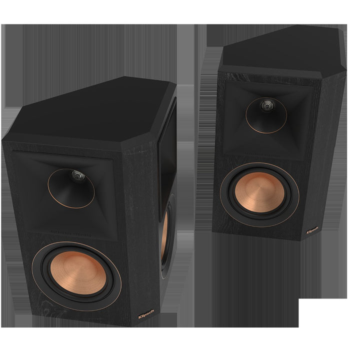 Klipsch RP-502S II Speaker Superior Surround Sound with Enhanced Acoustics - Ebony, Pair