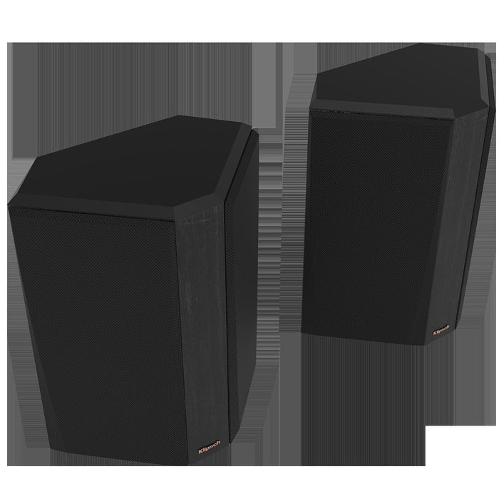 Klipsch RP-502S II Speaker Superior Surround Sound with Enhanced Acoustics - Ebony, Pair