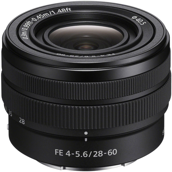 Sony a7C II Full Frame Mirrorless Camera Black + 28-60mm Lens & Essentials Kit Bundle