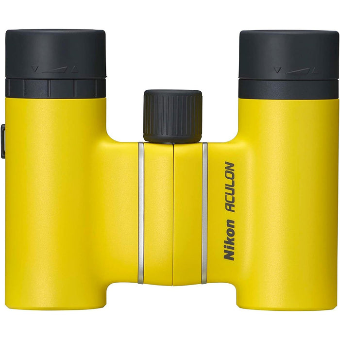 Nikon Aculon T02 8 x 21 Compact Binoculars, Yellow, 16732- Factory Refurbished