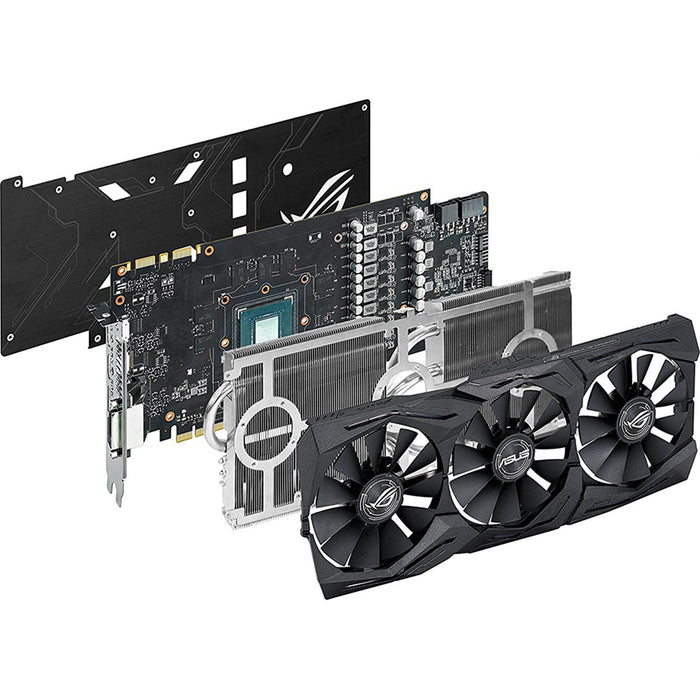 Asus GeForce 8GB ROG STRIX Graphics Card - STRIXGTX1080A8G-G - Open Box