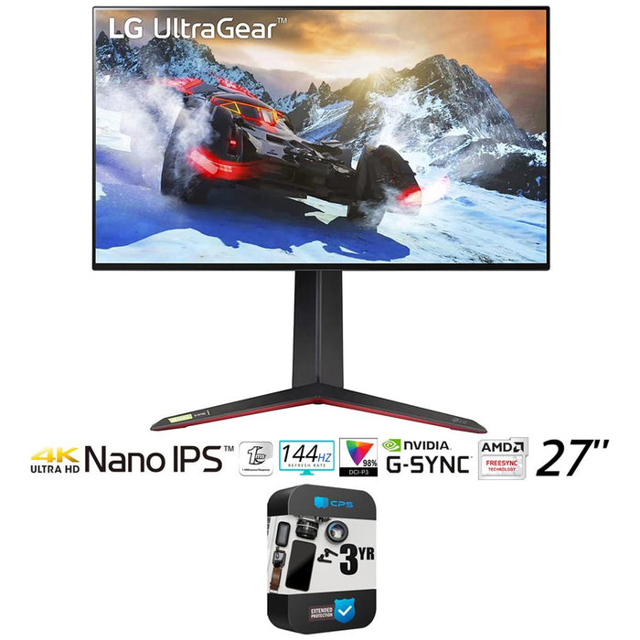 LG 27" UltraGear 4K UHD Nano IPS G-Sync Gaming Monitor with 3 Yr Warranty