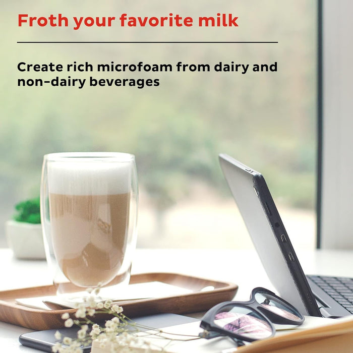 Electric Milk Frother - 4 in 1 Milk Steamer and Frother for Coffee