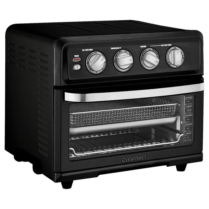Cuisinart TOA-70MB AirFryer Toaster Oven w/ Grill, Matte Black + Warranty Bundle