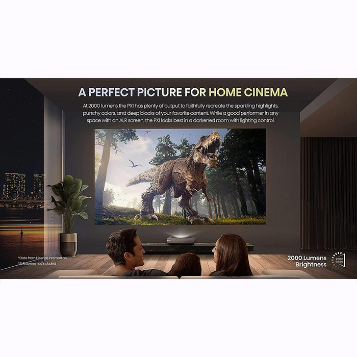 Hisense Trichroma Laser Ultra-Short Throw Cinema Projector Black - Renewed