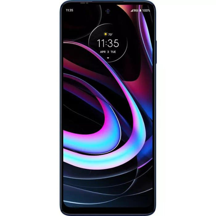 Motorola Edge 2021, 256GB, 108MP, 5G, Unlocked Smartphone, Nebula Blue