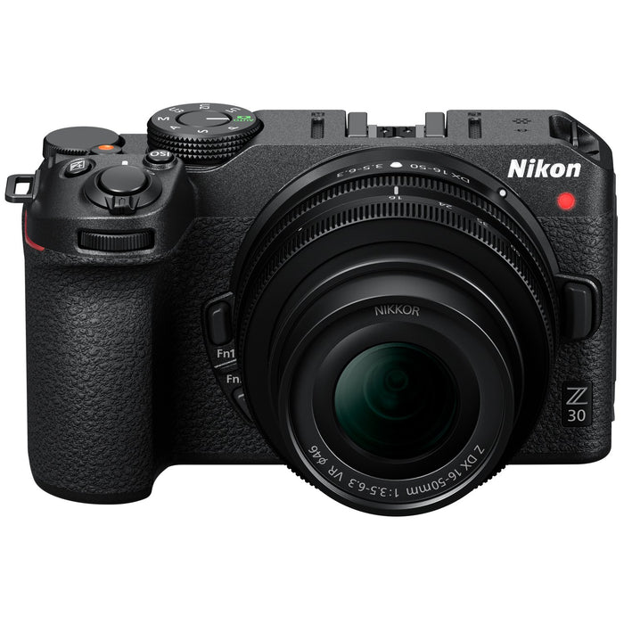 Nikon Z 30 Mirrorless Camera NIKKOR Z DX 16-50mm f/3.5-6.3 VR Lens+ More (Refurbished)