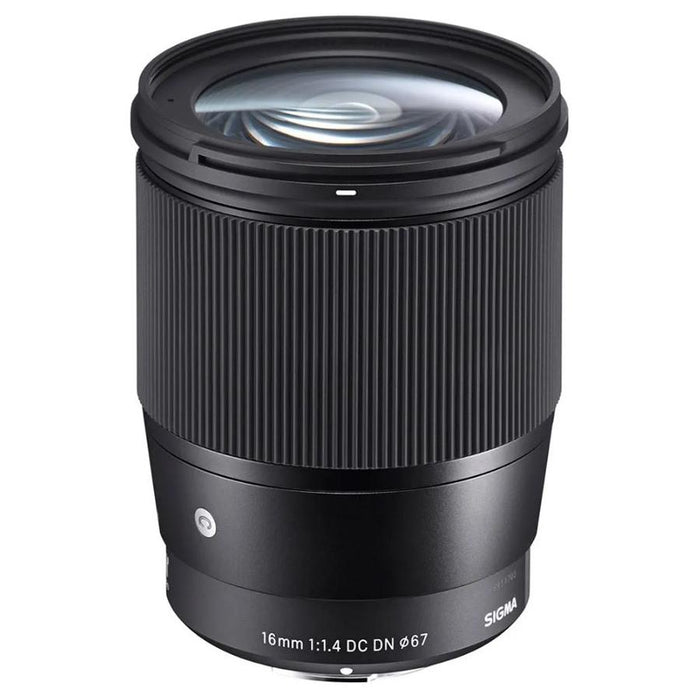 Sigma 16mm F1.4 DC DN Contemporary Lens for Nikon Z-Mount Mirrorless Cameras Bundle