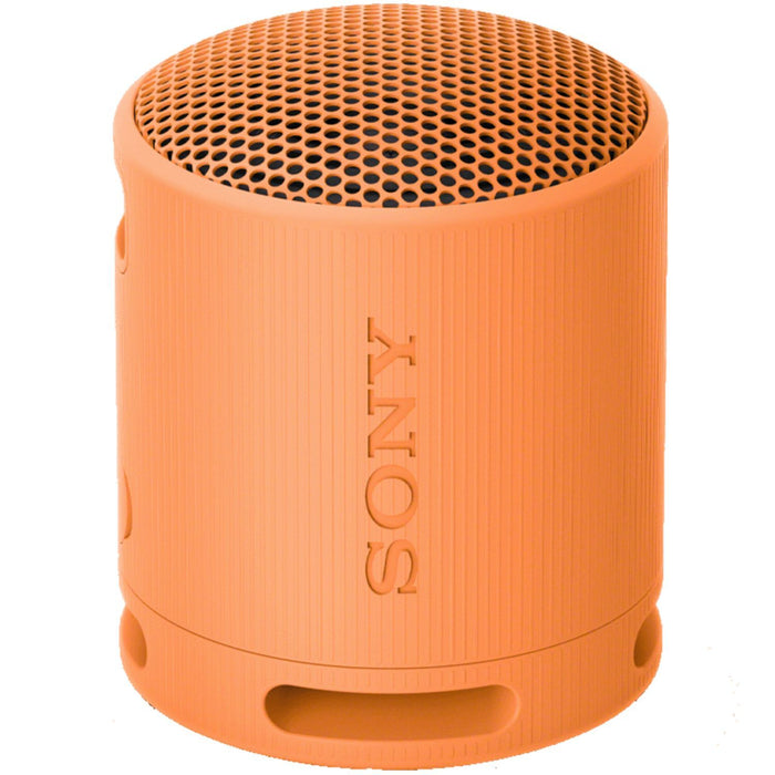 Sony SRSXB100/D XB100 Compact Bluetooth Wireless Speaker, Orange, Refurbished