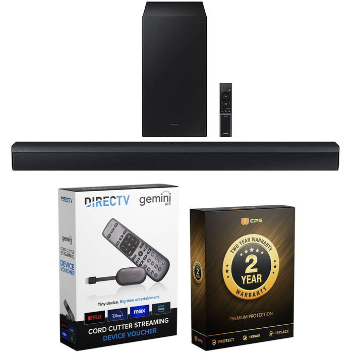 Samsung HW-C450 Soundbar and Wireless Subwoofer with Redeemable DIRECTV Gemini Air