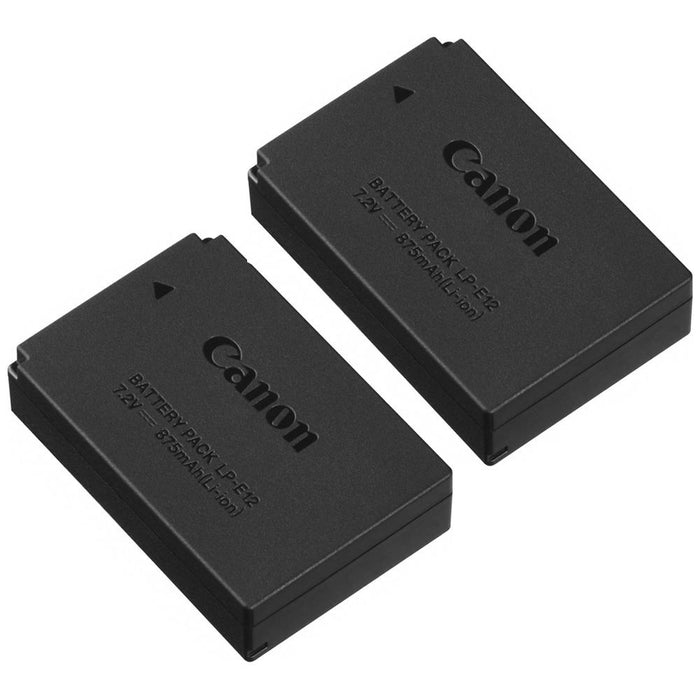 Canon LP-E12 Battery for EOS M and Rebel SL1 (2-Pack)