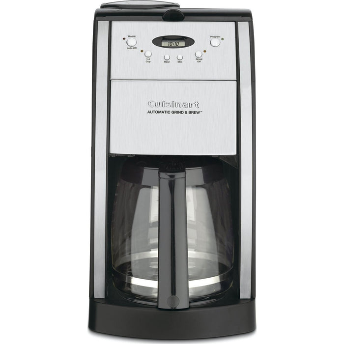 Cuisinart Brew Central 12-Cup Programmable Coffeemaker + Touchscreen Burr Grinder (Black)
