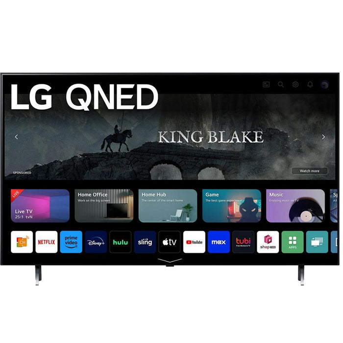 LG 65 Inch QNED Mini-LED Smart TV Renewed with Monster Cable Bundle