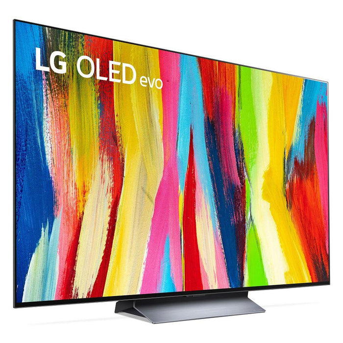 LG 55" 4K Smart OLED TV with AI ThinQ Renewed with Monster Cable Bundle