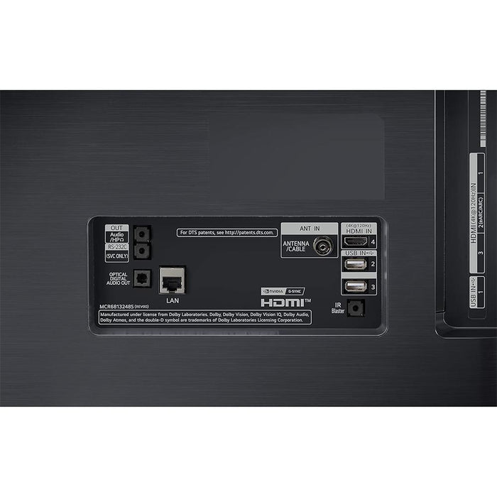 LG OLED evo C3 48 Inch HDR 4K Smart OLED TV 2023 Renewed + Monster Cable Bundle