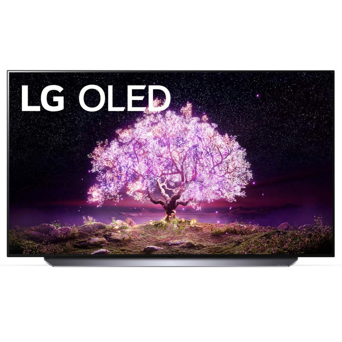 LG OLED48C1PUB 48 Inch 4K Smart OLED TV (Renewed) + 2 Year Protection Pack
