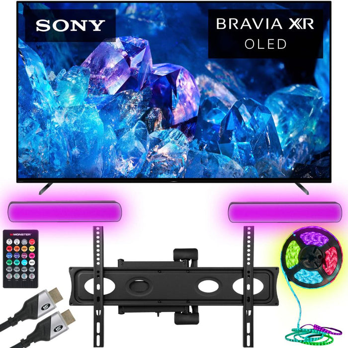 Sony XR77A80K Bravia XR A80K 77" 4K HDR OLED Smart TV Renewed w/ Monster Cable Bundle