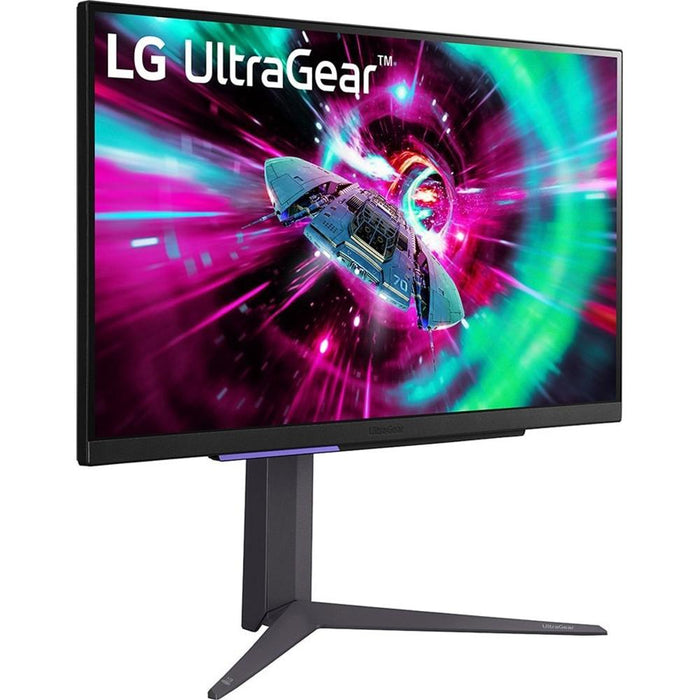 LG 27GR93U-B 27" UltraGear UHD 1ms 144Hz Gaming Monitor w/ 3 Year Warranty Bundle
