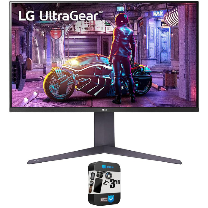 LG 32" UltraGear UHD 4K 1ms 144Hz HDR 10 Gaming Monitor w/ 3 Year Warranty Bundle
