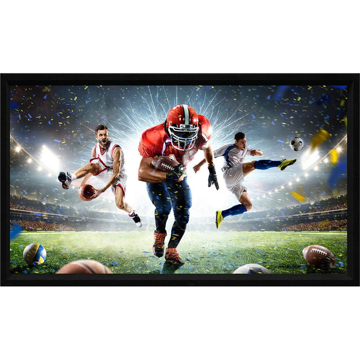 General Brand 120" Home Theater Projector Screen 16:9 Indoor Outdoor Folding with Mount Hooks