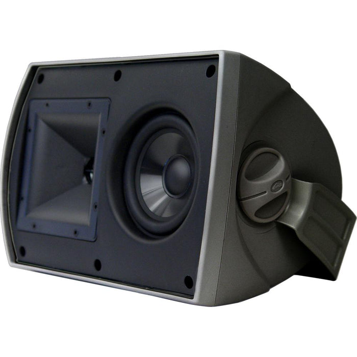 Klipsch AW-650 All-Weather Outdoor Speakers, Pair (Black) - 1009316 - Open Box