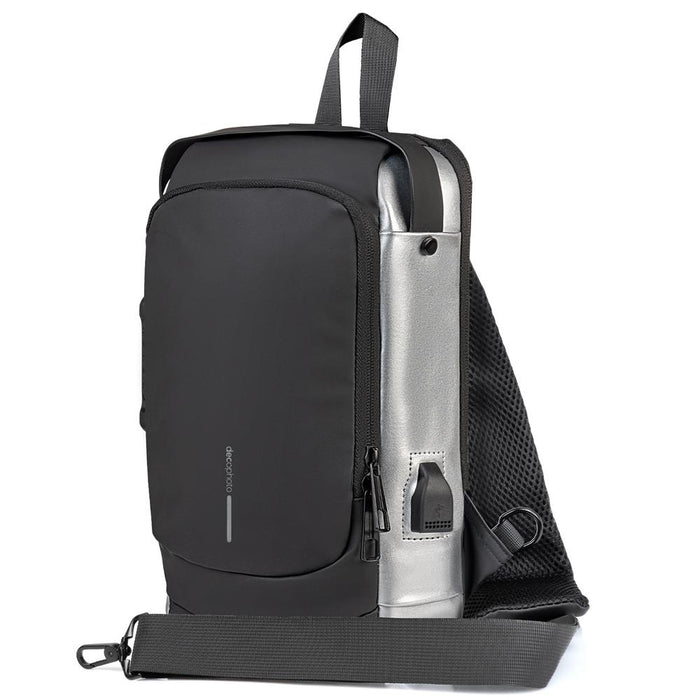 Sony SRSXE300 Portable Wireless Speaker, Black Bundles with Deco Sling Bag (Renewed)