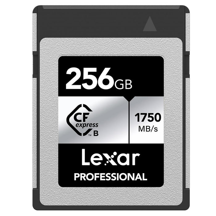 Lexar CFexpress Type B SILVER Series Memory Card 256GB with Card Reader