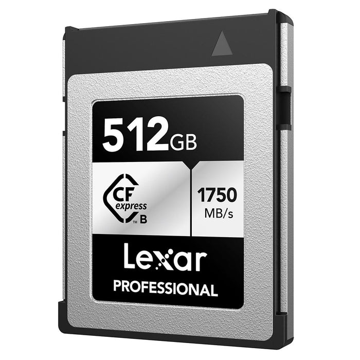 Lexar CFexpress Type B SILVER Series Memory Card 512GB 2 Pack with Card Reader
