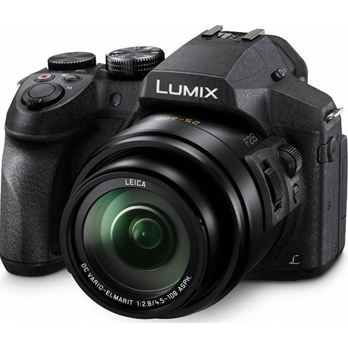 Panasonic DMC-FZ300K LUMIX FZ300 4K 24X F2.8 Long Zoom Digital Camera - Black