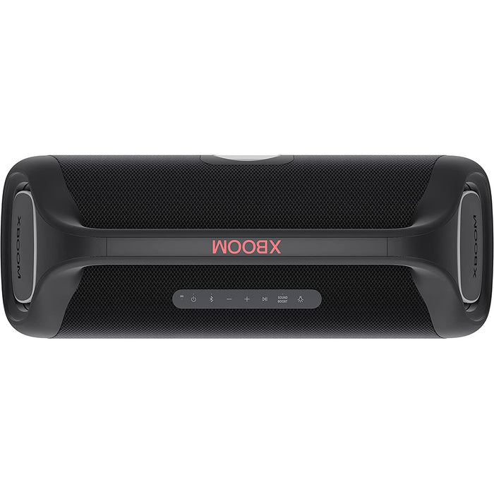 LG XBOOM Go XG9QBK Portable Bluetooth Speaker Black + Deco Essential Sling Backpack