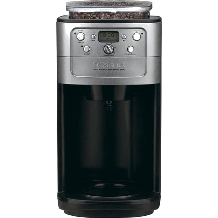 Cuisinart Grind & Brew 12 Cup Coffeemaker Chrome Renewed with 2 Year Warranty