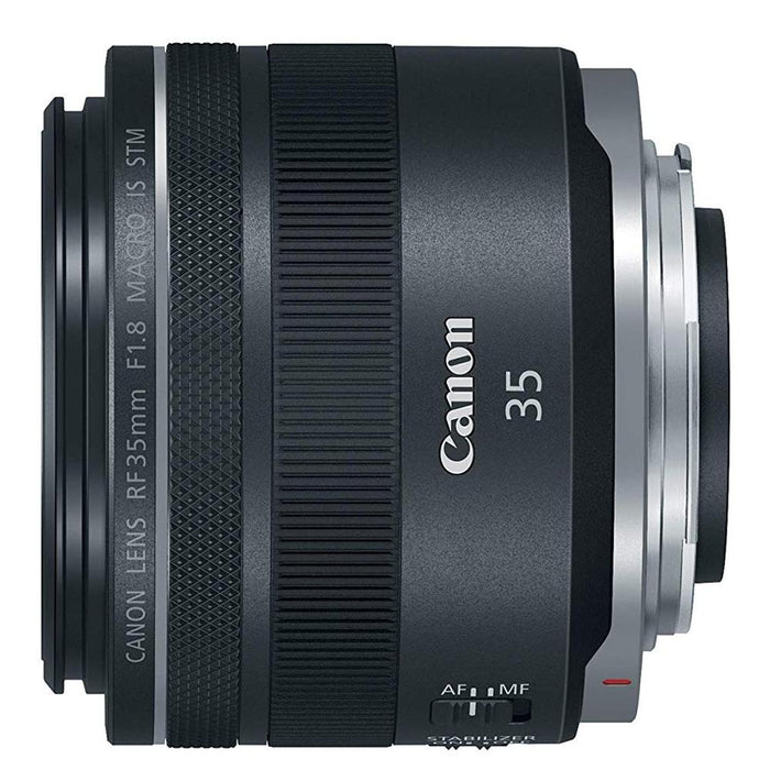 Canon RF 35mm f/1.8 Macro IS STM Lens Full Frame for RF Mount + 7 Year Warranty Bundle
