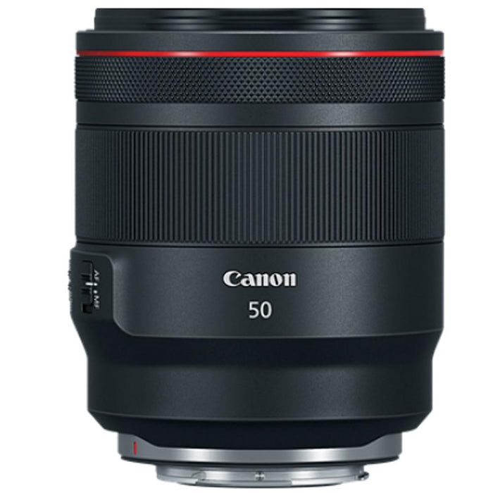 Canon RF 50mm F1.2 L USM Full Frame Lens for RF Mount w/ 7 Year Warranty Bundle
