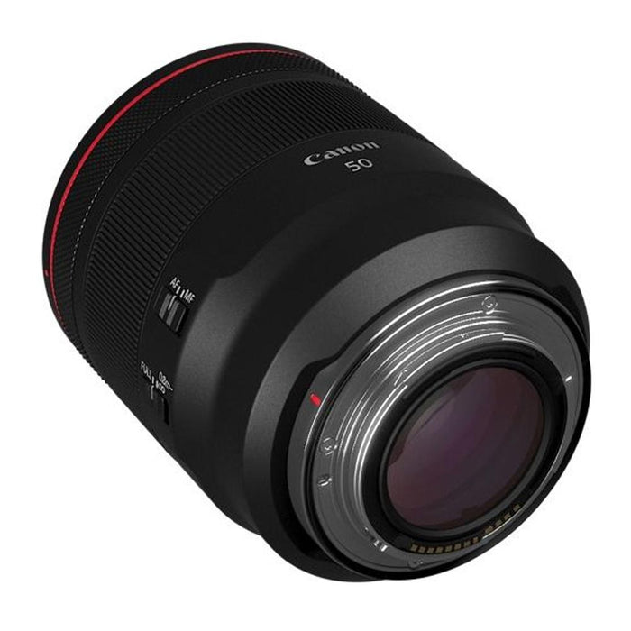 Canon RF 50mm F1.2 L USM Full Frame Lens for RF Mount w/ 7 Year Warranty Bundle
