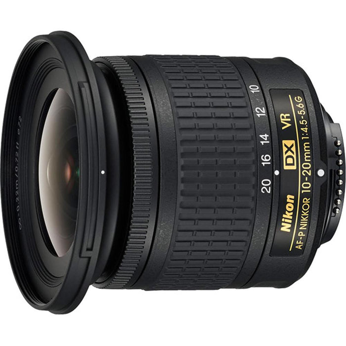 Nikon AF-P DX NIKKOR 10-20mm f/4.5-5.6G VR Lens with 7 Year Warranty