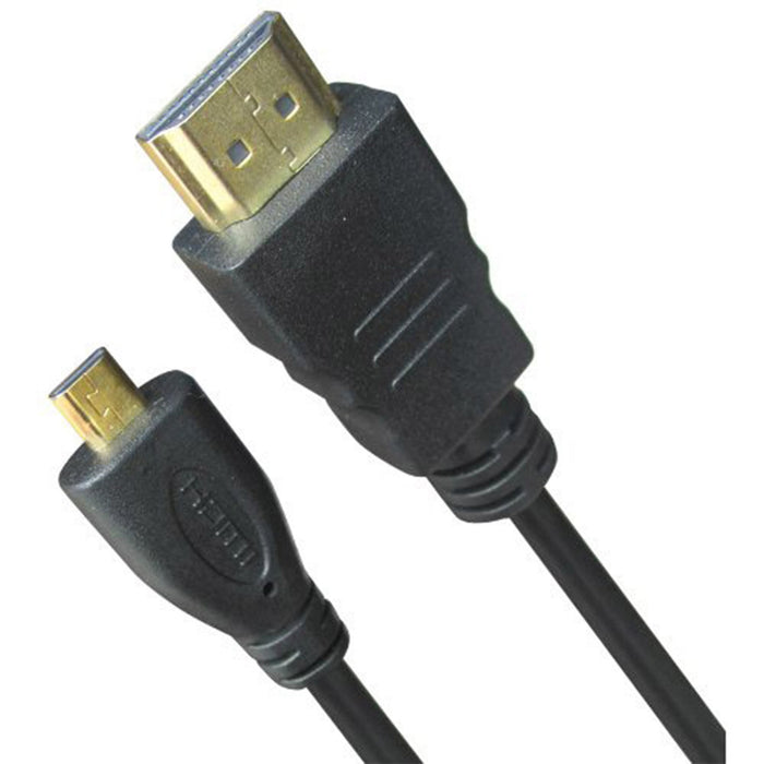General Brand High Speed 6 Feet Micro-HDMI to HDMI A/V Cable (GENMIHDMI)