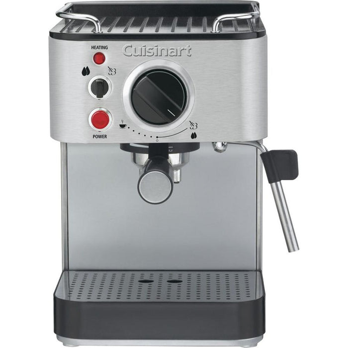 Cuisinart Stainless Steel Manual Espresso Maker CBC-200SA/EM-100NP1, Open Box