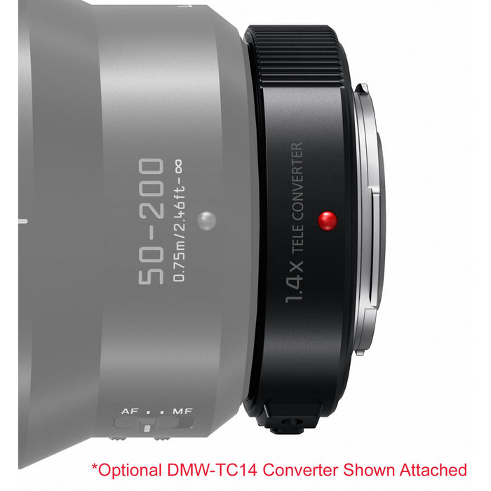 Panasonic 50-200mm f/2.8-4.0 Lumix G Leica DG Power  Lens + 7 Year Protection Pack
