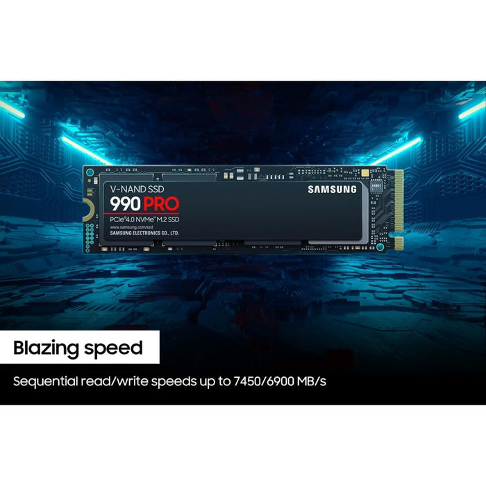 Samsung 990 PRO PCIe 4.0 NVMe M.2 SSD 4TB (MZ-V9P4T0B/AM)