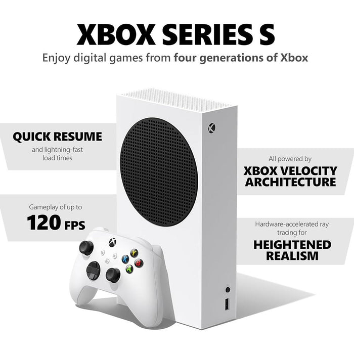 Microsoft Xbox Series S 512 GB - Starter Bundle with 3 Month Game Pass  and HDMI Cable