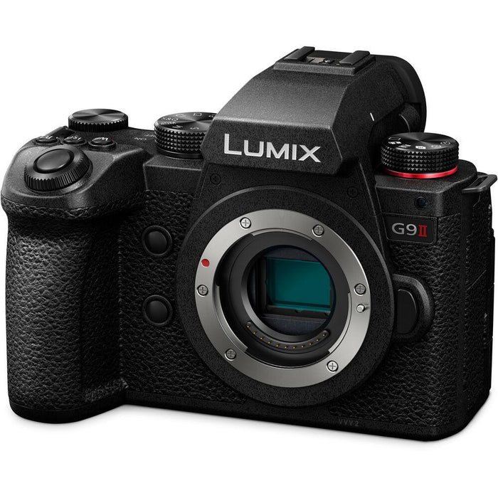Panasonic LUMIX G9II Camera 25.2MP 12-60mm F2.8-4.0 Lens + 2x 64GB Card & Reader