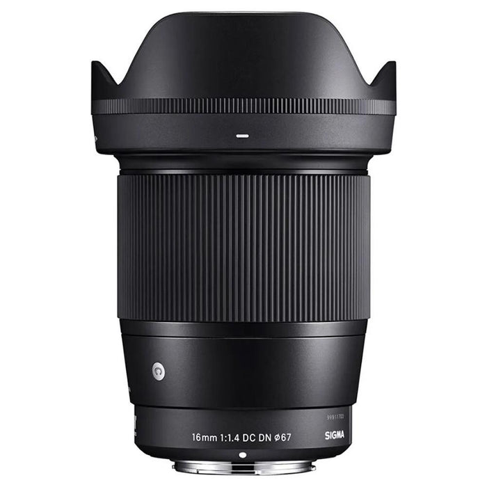 Sigma 16mm F1.4 DC DN Contemporary Telephoto Lens for Nikon Z +64GB Memory Card Bundle