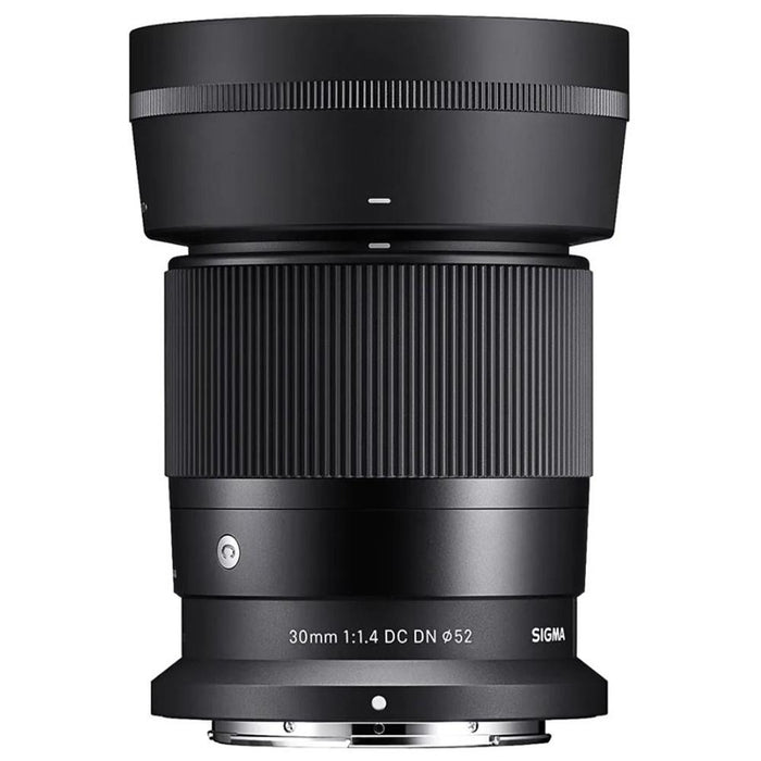 Sigma 30mm F1.4 DC DN Contemporary Telephoto Lens for Nikon Z +64GB Memory Card Bundle